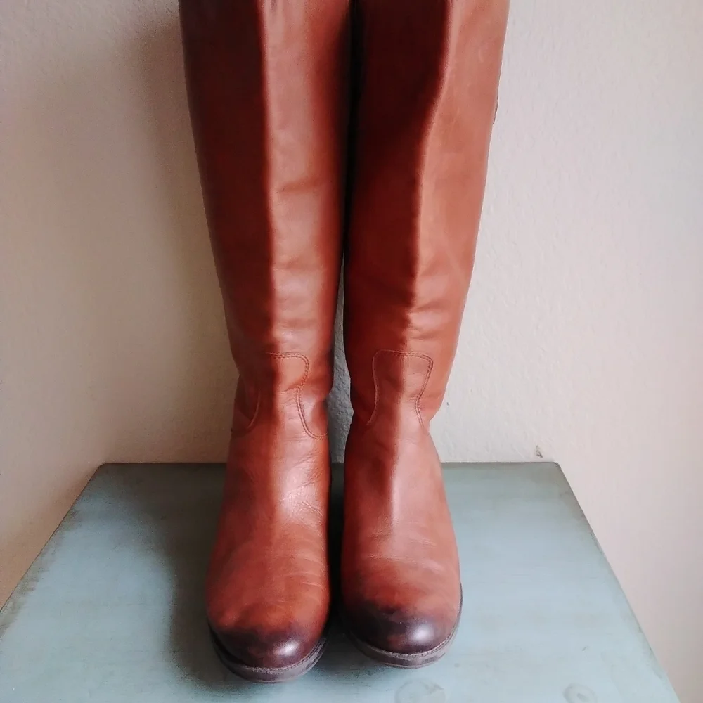 EUC Sam Edelman Womens Ryan Leather Riding Boots sz.8.5 - Picture 2 of 13